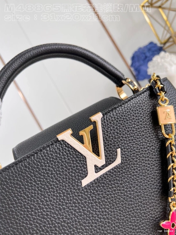 Cheap CAPUCINES VUITTON BB-31.5*20*11CM LOUIS 0804